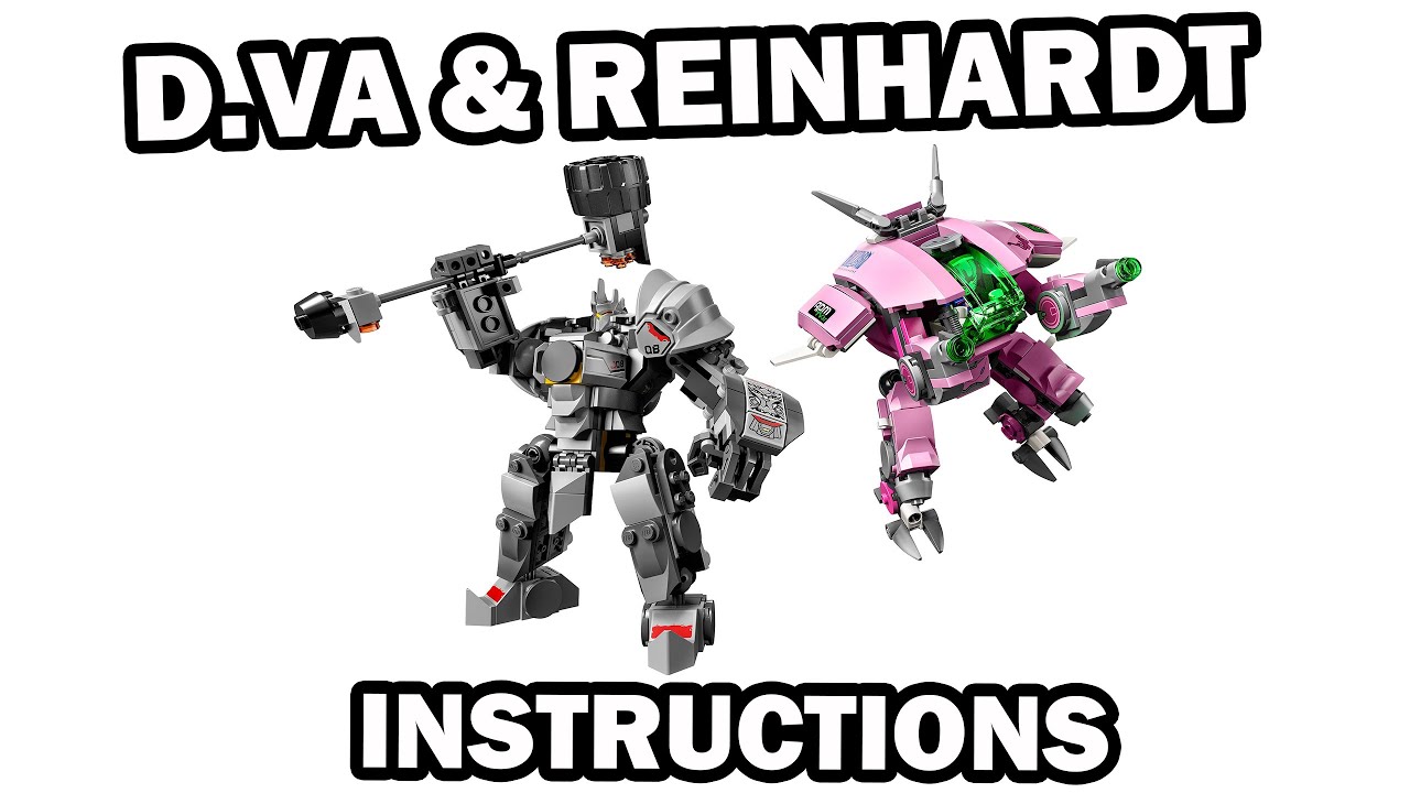 LEGO INSTRUCTIONS - D.VA & REINHARDT - OVERWATCH - LEGO 75973