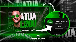 Como Fazer Capa de Vídeo Profissional no Photoshop [iguais a do canal @piseiroo_kaririof  ] PSD FREE