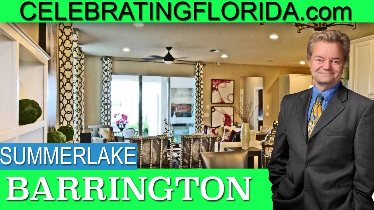 Barrington Model Summerlake Winter Garden, FL Homes for sale YouTube