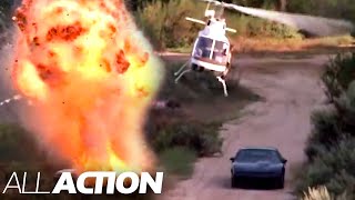 Michael Knight Takes Down A Helicopter Knight Rider All Action