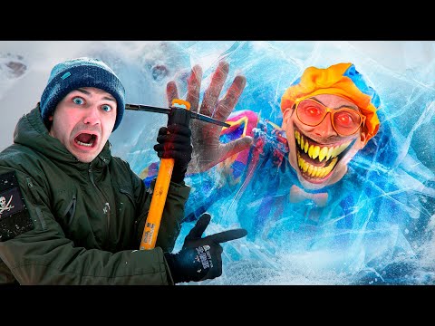We Found BLIPPI EXE Trapped Under The Ice