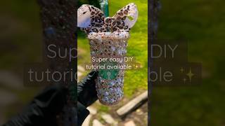 Custom Starbucks Cup | Bling Cup | DIY ✨ #blingbling #diy #diycrafts #customcups #starbucks