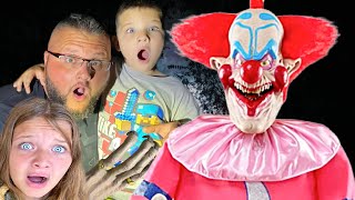 SPIRIT HALLOWEEN SHOPPING in ABANDONED STORE!  2023 SPIRIT Halloween Walk Through Family VLOG!