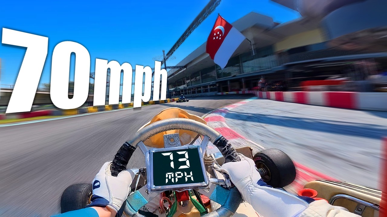 Я выжил на картинге со скоростью 70 миль в час на ПОСЛЕДНЕМ картинг-треке в Сингапуре