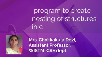 nesting of Structures in C||#cprogrammingforbeginners#cprogrammingtutorial