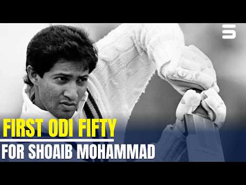 First ODI Fifty For Shoaib Mohammad | A Classy 72 vs Sri Lanka🏏 | 1985 | PCB | MA2K