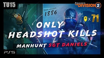 Clear a solo heroic with headshot kills only. Targeting SGT Daniels. ｜PS5