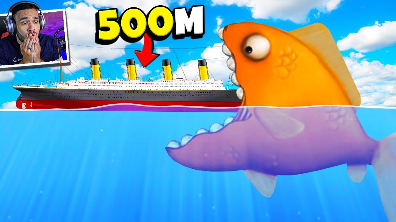 PEIXE GIGANTE ENGOLE um NAVIO de 500 METROS no TASTY BLUE