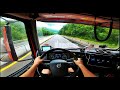 POV truck driving VOLVO VNL860-Smoky Mountains, USA/Вождение грузовика через Смоки Горы. США.