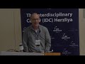 The International Working Group on Subterranean Warfare Conference- Prof. Daniel Statman