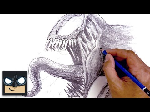 How To Draw Venom | Sketch Saturday (Step by Step)