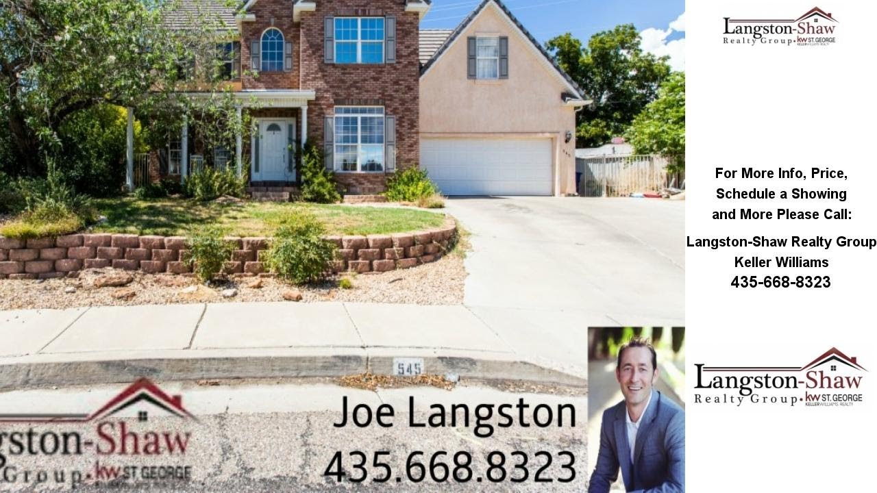 545 N 2110 E CIR, St. UT Presented by LangstonShaw Realty