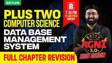 Plus Two Computer Science - Data Base Management System | Xylem Plus Two