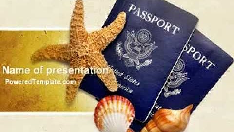 Traveling Abroad PowerPoint Template by PoweredTemplate.com