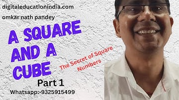 "A Square And A Cube | Class 8 Maths Ganita Prakash Solutions Chapter 1 | Digital Education India"