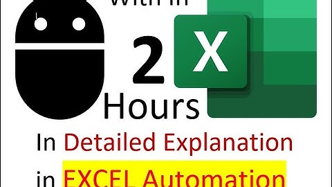Excel Automation With in 2 Hours in UiPath By Sudheer Nimmagadda | UiPath Tutorial | UiPath Learner