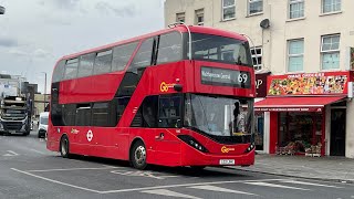 Londons Buses By Maryland Station February 2022