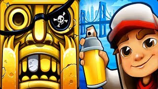 Temple Run 2 Sky Summit VS Subway Surfers New York Android iPad iOS Gameplay screenshot 5