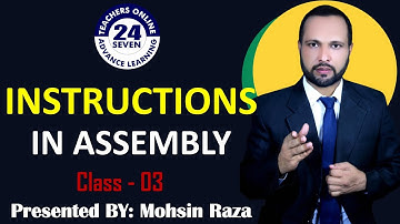CS401 Short Lecture - 03 | VU Short Lecture | Instructions in Assembly in (Urdu / Hindi)
