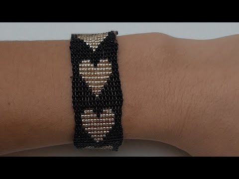 El Dokuma Kalpli Miyuki (Kum Boncuk)Bileklik Yapımı (Baştan Sona Anlatım Elegant Bracelet Making)