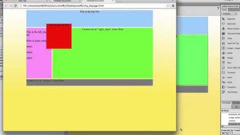 Working with AP Divs