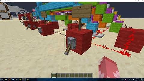 BCD to 7 Segment Display in Minecraft