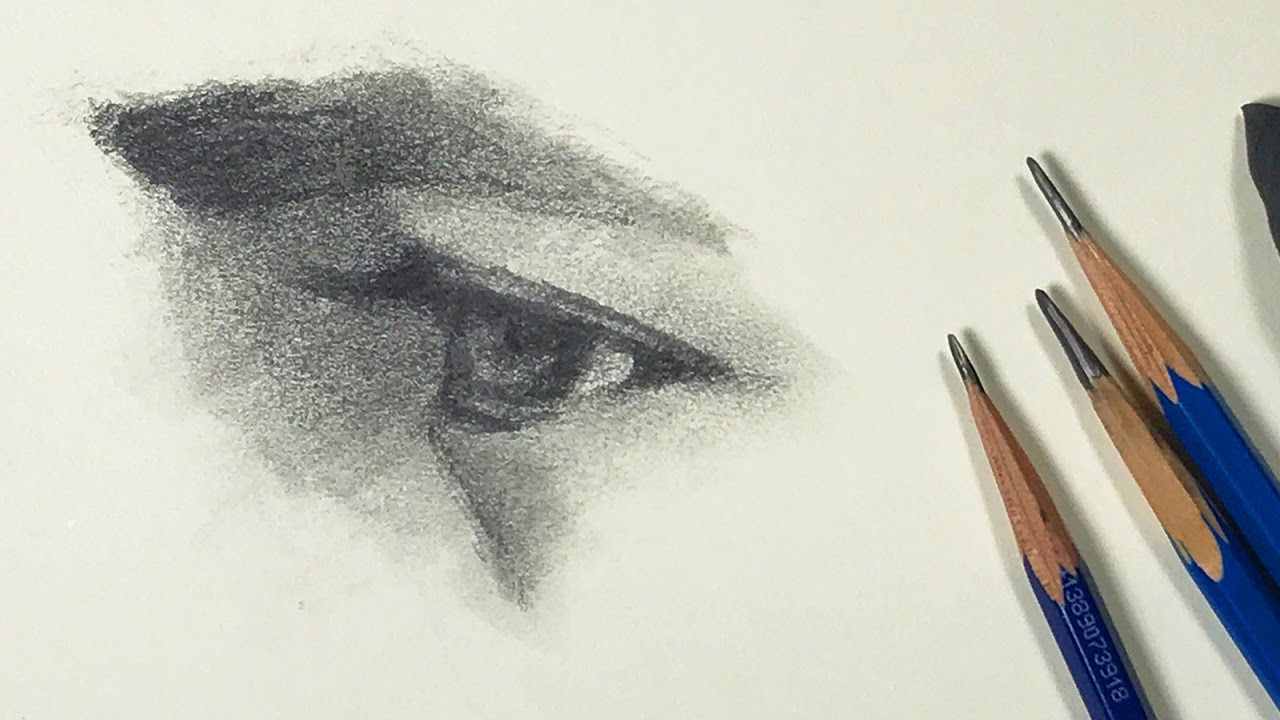 Watercolor Portrait Workshop 1 Man In Profile Lesson 2 How To Draw Eye With Graphite