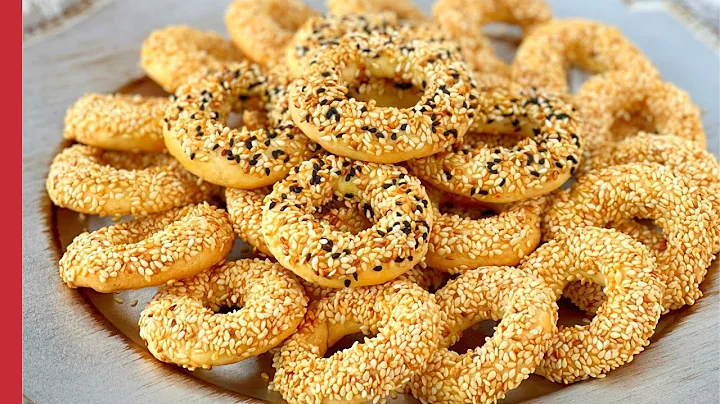 Turkish Savory Sesame Cookies | Crusty Sesame Rings Recipe - DayDayNews