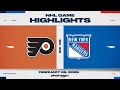 NHL Highlights | Flyers vs. Rangers - February 26, 2026