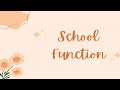 Annual function in school