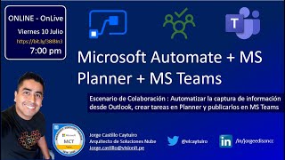 (WEBINAR) Integrar PowerAutomate con MS Planner y MS Teams