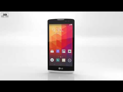 LG Leon White 3D model by 3DModels.org