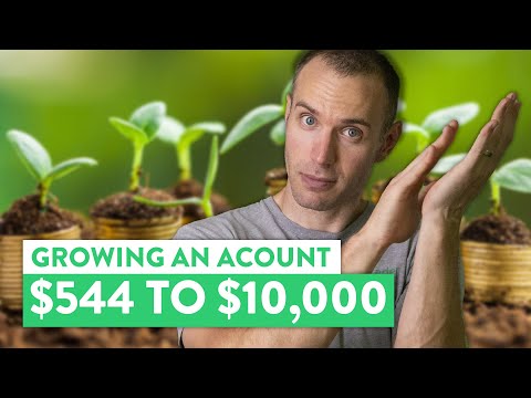 Grow A Small Trading Account | $554 to Over $10,000 [Actual Case Study]