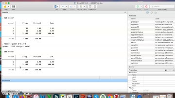 Stata #8: Recoding a Variable