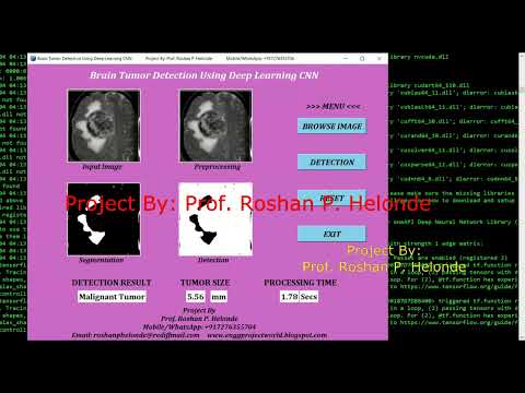 Detection Of Brain Tumor Using Deep Learning CNN Python Project With Source Code Brain Tumor Detect