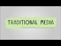 Traditional media  r093 creative imedia in the media industry