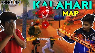FREE FIRE NEW MAP KALAHARI || BEST MAP OF FREEFIRE , LIVE REACTION || NEW ADVANCE SERVER