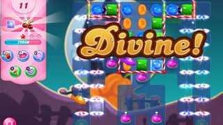 Candy Crush Saga Level 6449 (No boosters, First Try)