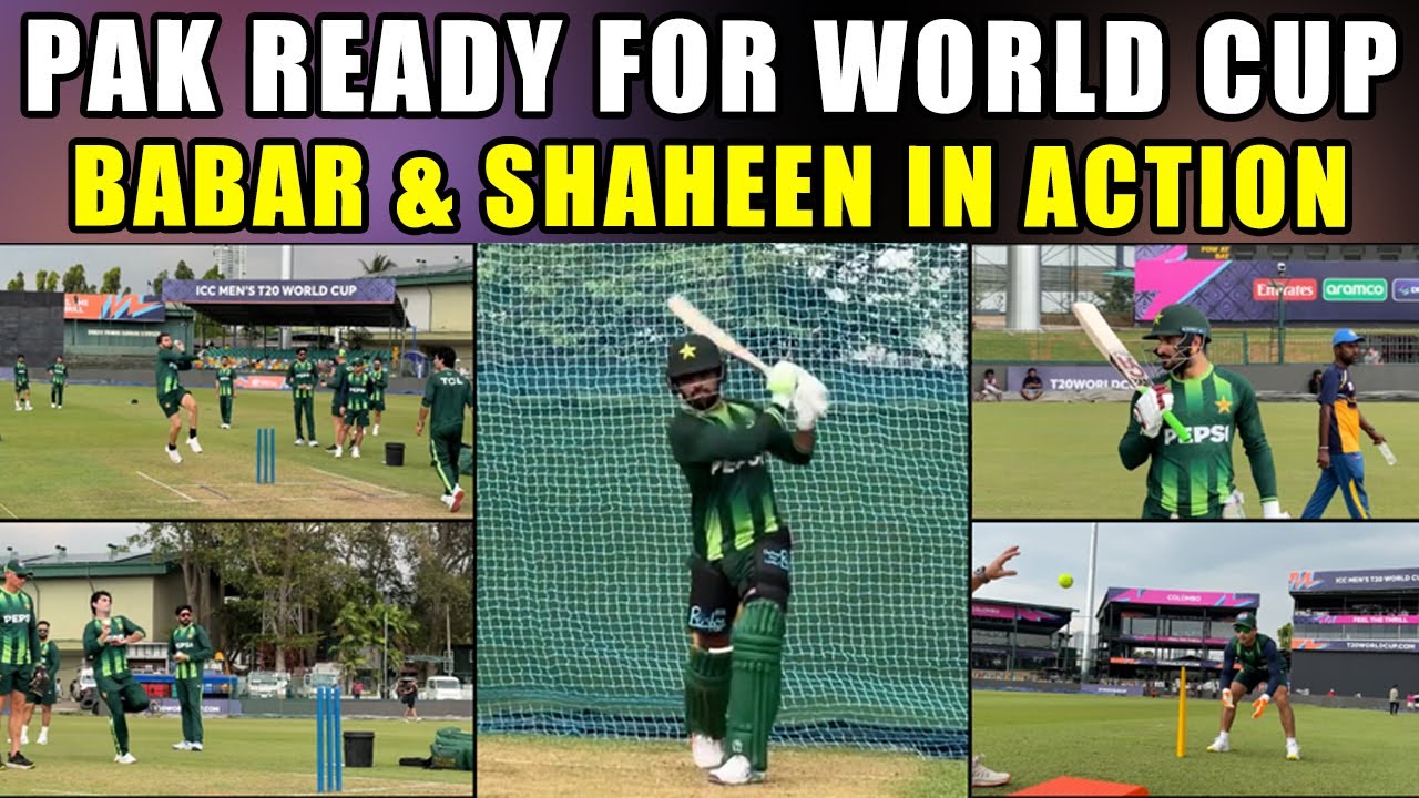Pakistan Team Practice Update 🇵🇰| Ready for World Cup Opener vs Netherlands 🇵🇰🏏