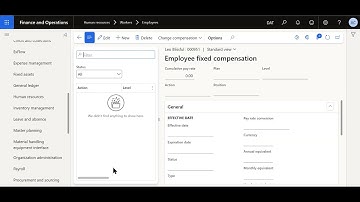 Dynamics 365 | Human Resources | Fixed Compensation Plan
