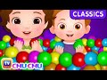 Chuchu tv classics  colors  shapes surprise eggs ball pit show  chuchu tv toddler learnings