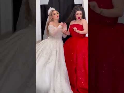 شوف عروسه تلعب بشعر بنت عمه مع معزوفه اتزوج وكافي وفضها