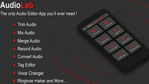 Audio lab app noise reduction, audio mixing, audio convertor, audio remove