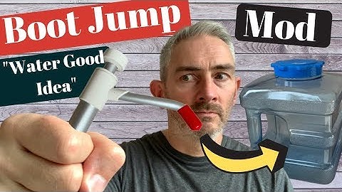 Amdro Boot Jump Water Container And Tap Modification