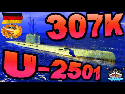 U-2501 drückt 307K