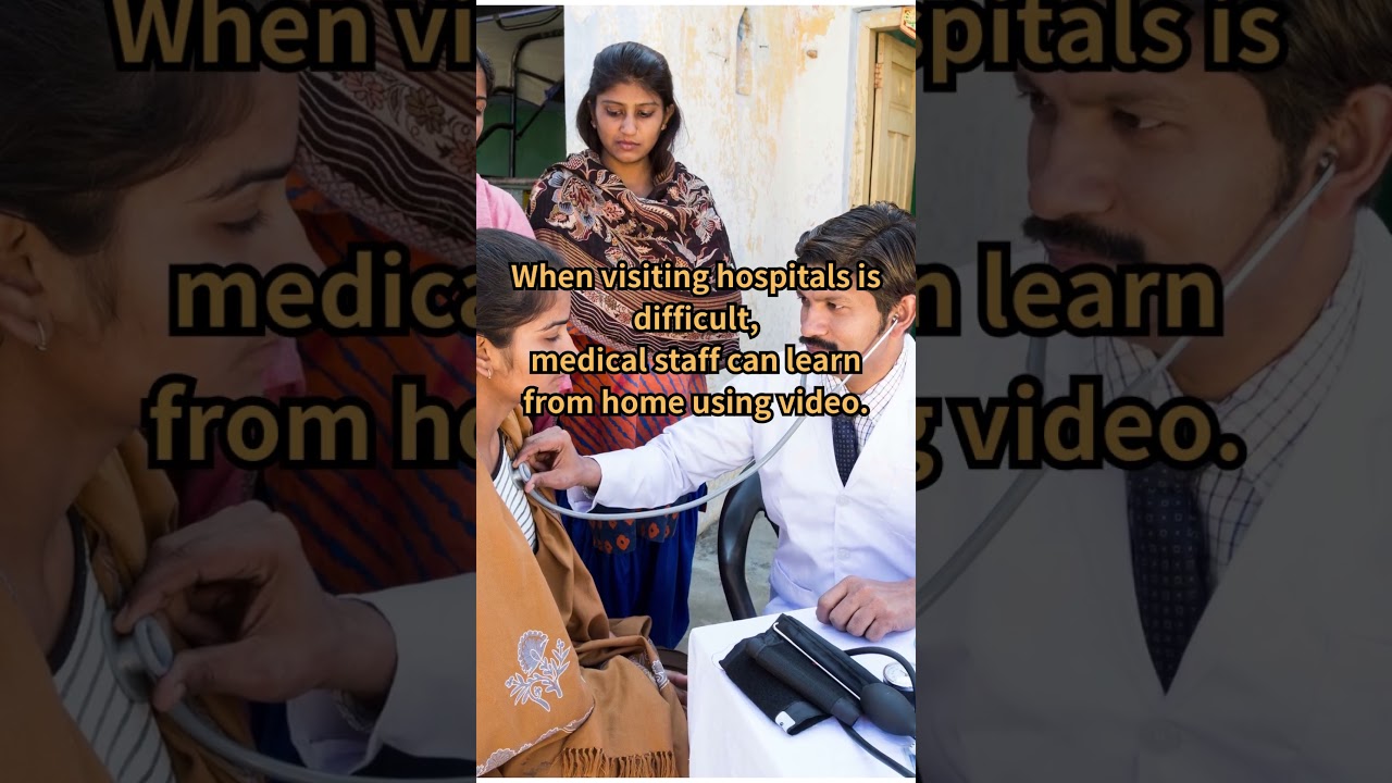 Medical training videos that work on slow internet (3G/4G)