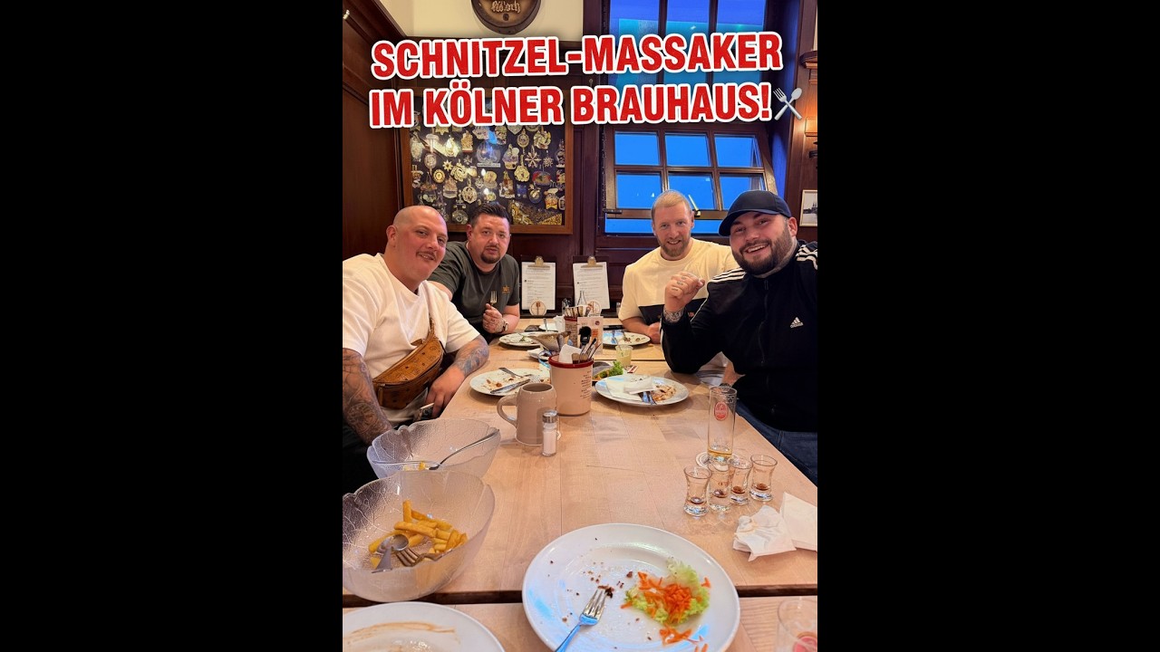 Schnitzel-Massaker im Kölner Brauhaus mit Big Mike Colonia! 🥩🍻| #brauhaus  #Schnitzel #KölnVibes