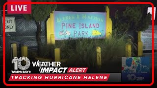 Rain begins to pickup in Pine Island Park, Hernando County