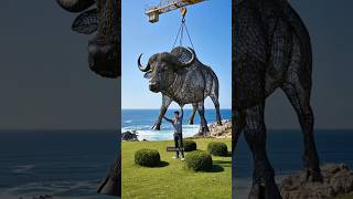 “Impossible Buffalo Build 😳🐃 #aivideo #shorts