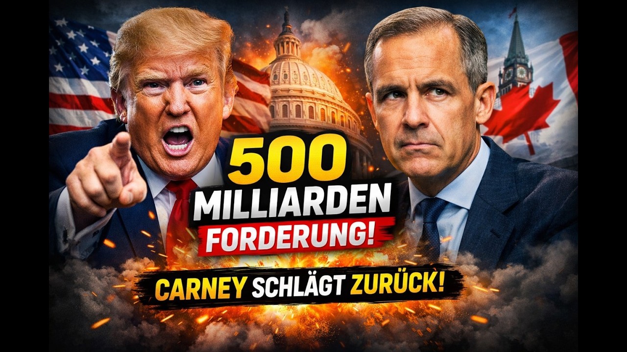 Trump fordert 500 Milliarden von Kanada – Carneys Antwort erschüttert Washington